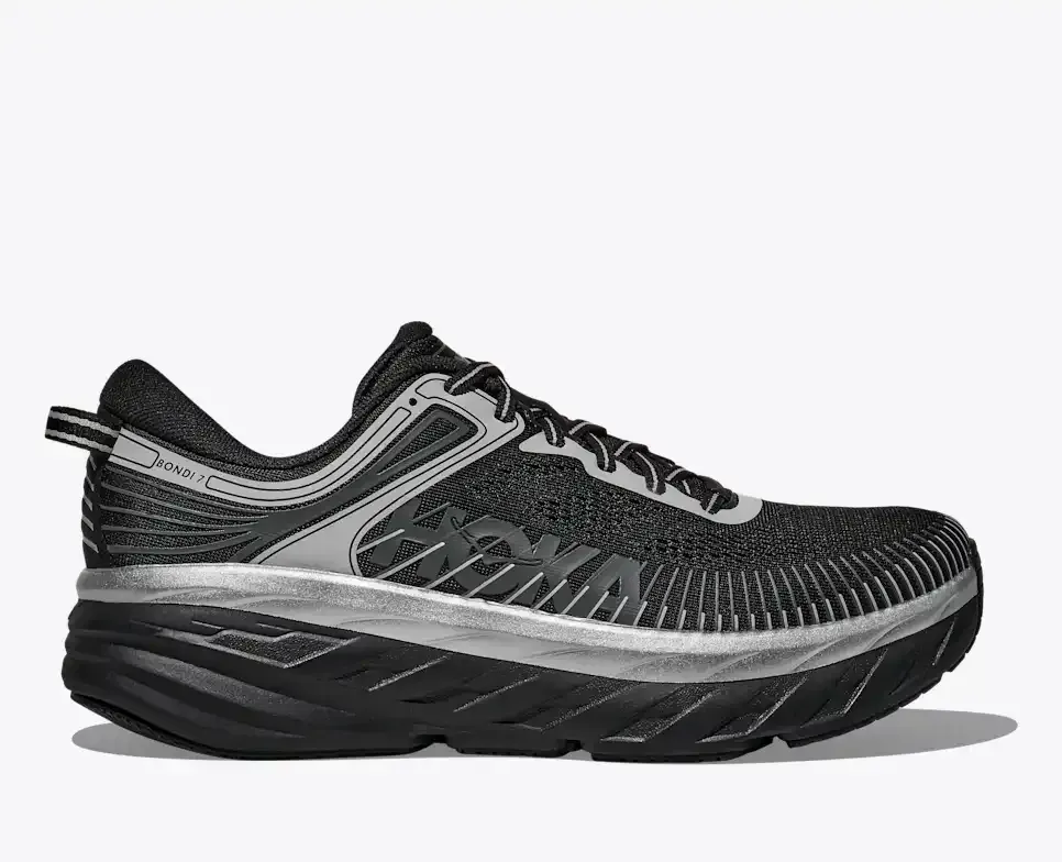 HOKA Bondi 7 Black Stardust