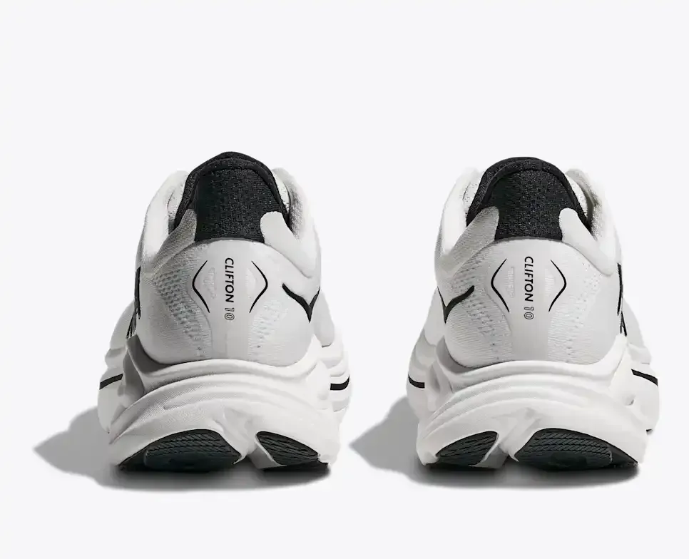 HOKA Clifton 10 White Black