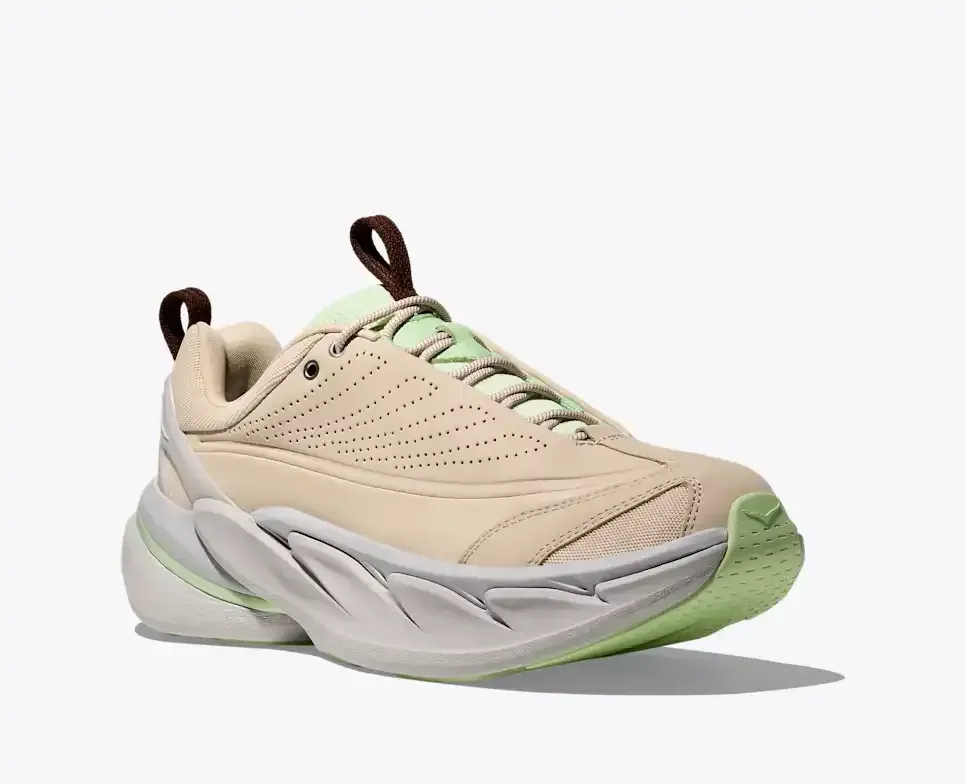 HOKA Elevon X Oatmeal Luna Moth