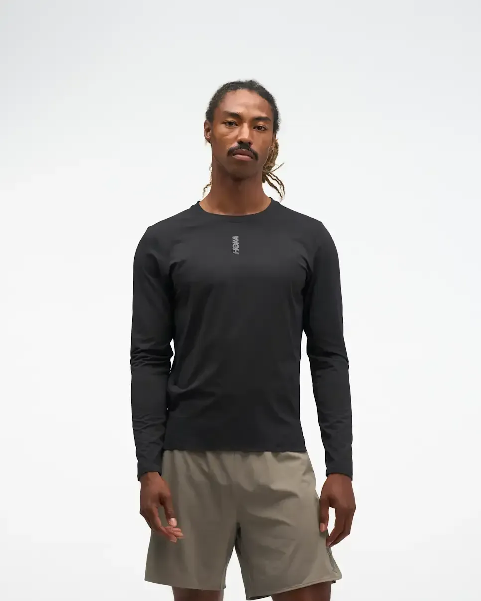 HOKA EveryRun Long Sleeve Black