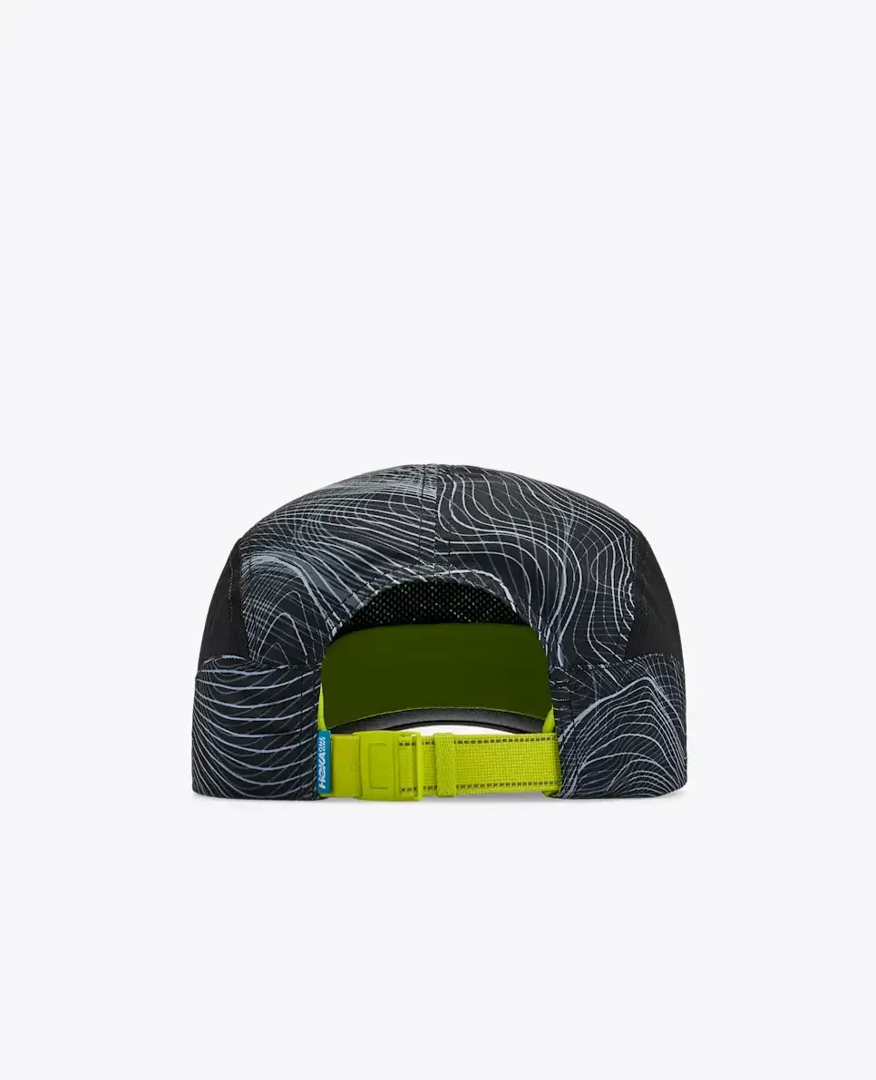 HOKA Hoka Run Hat Black White