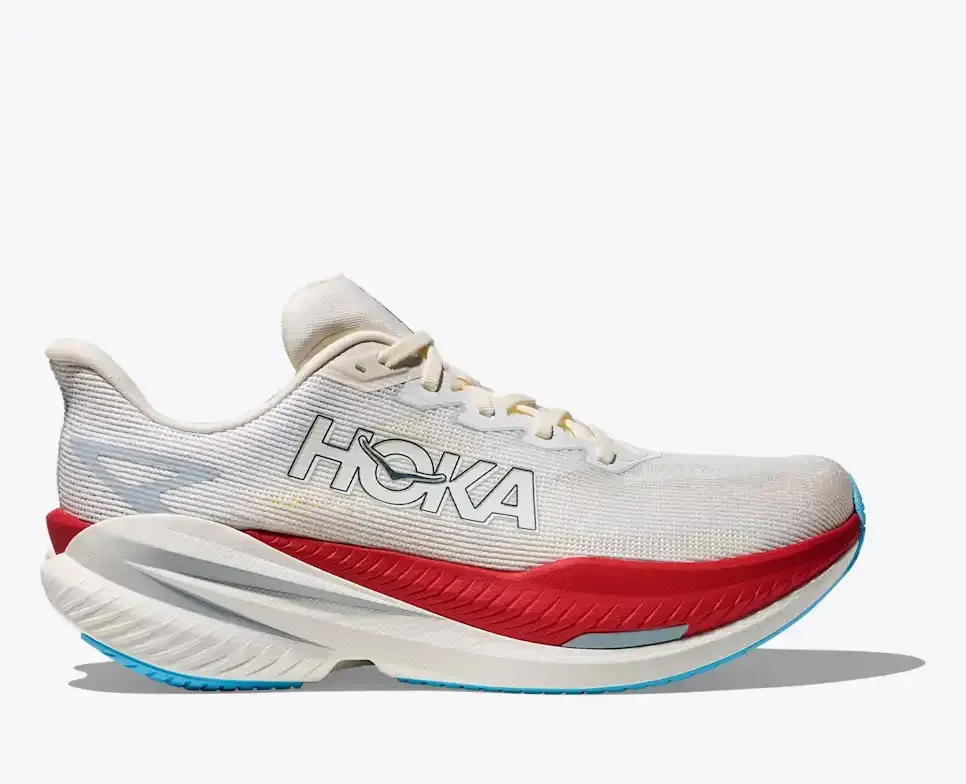 HOKA Mach X 3 White Alabaster