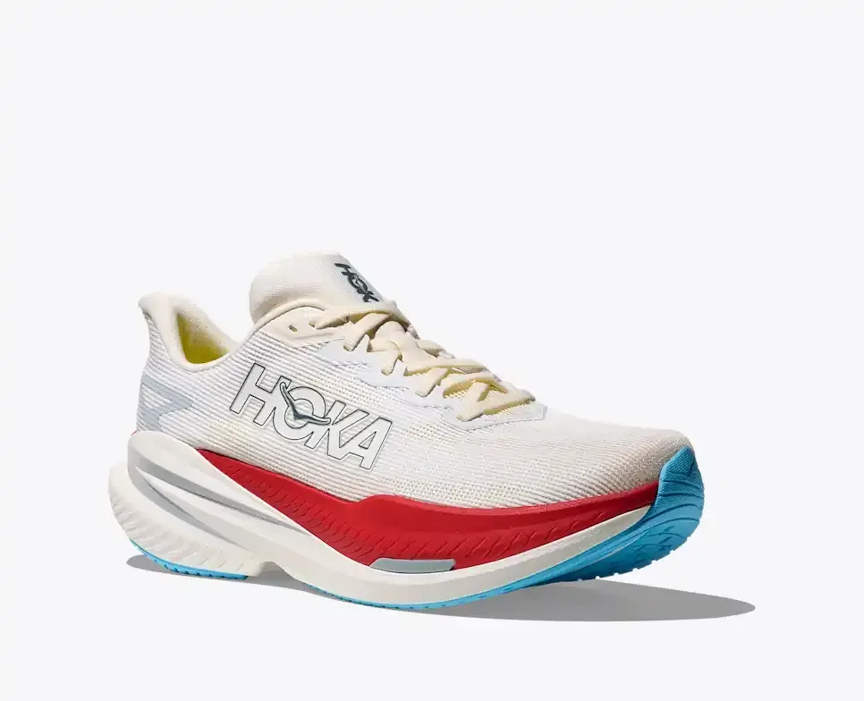 HOKA Mach X 3 White Alabaster