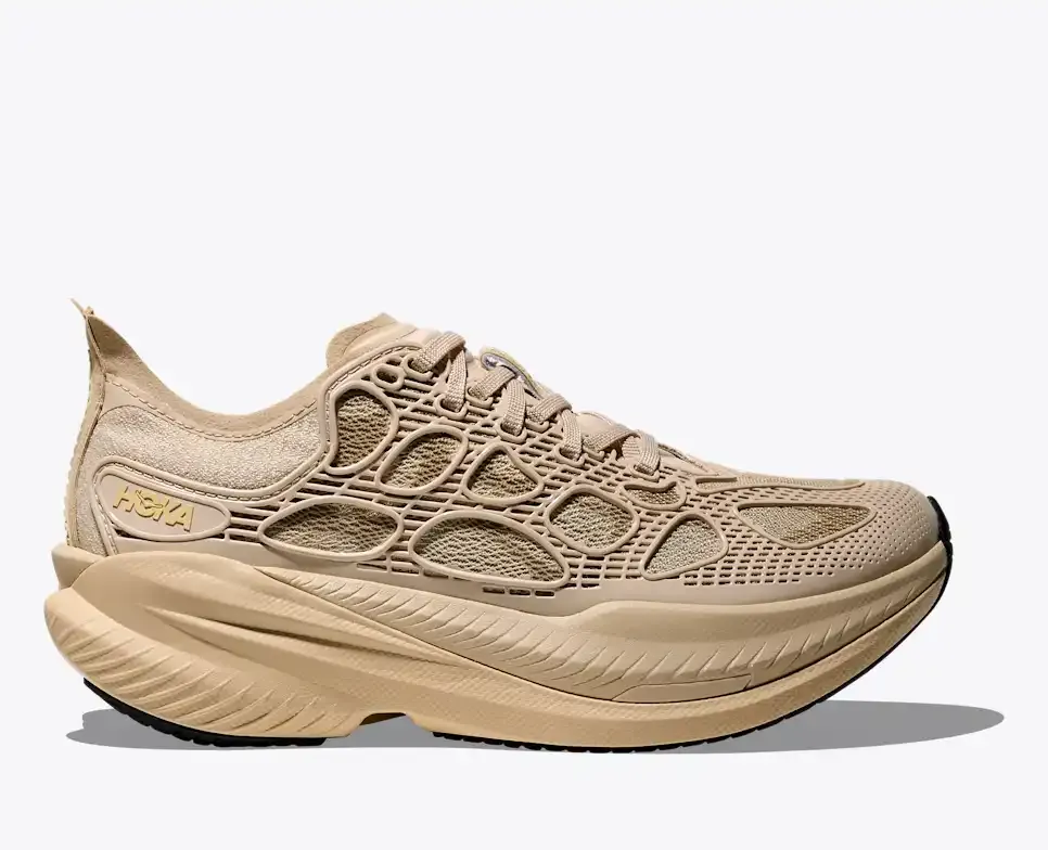 HOKA Mach X Caged Cream Split Pea