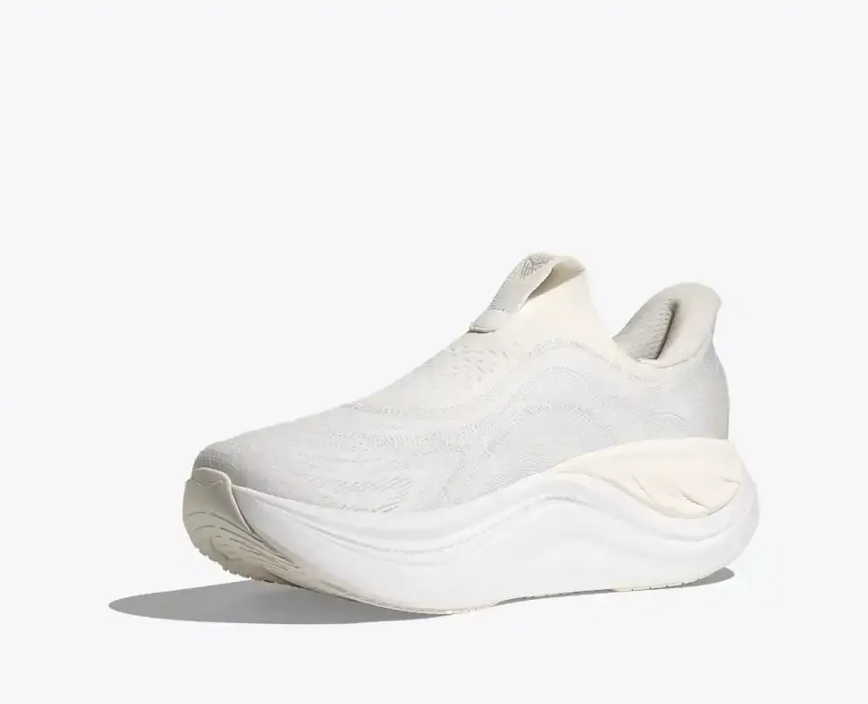 HOKA Skyward Laceless White