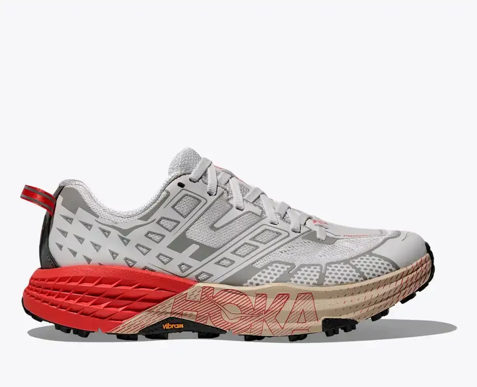 HOKA Speedgoat 2 White Tomato