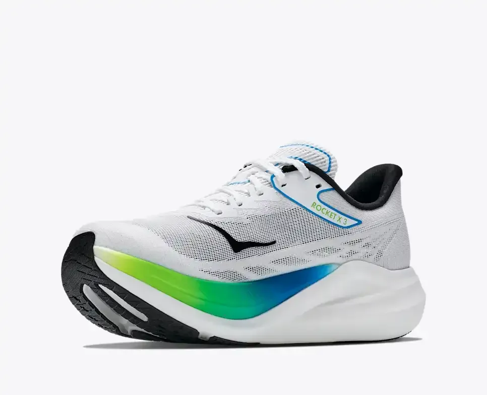HOKA Cielo Rocket X 3 Frost Electric Lime