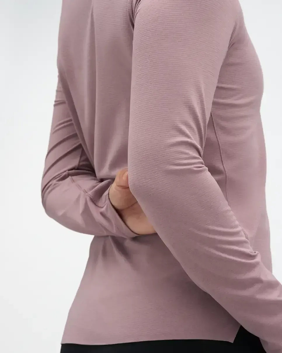 HOKA EveryRun Long Sleeve Quartzite (Women's)
