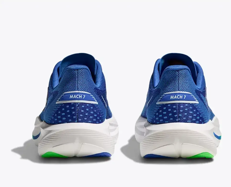 HOKA Mach 7 Cobalt Blue Neon Green