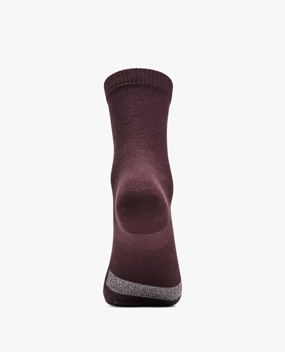 HOKA Merino Crew Sock Deep Mauve