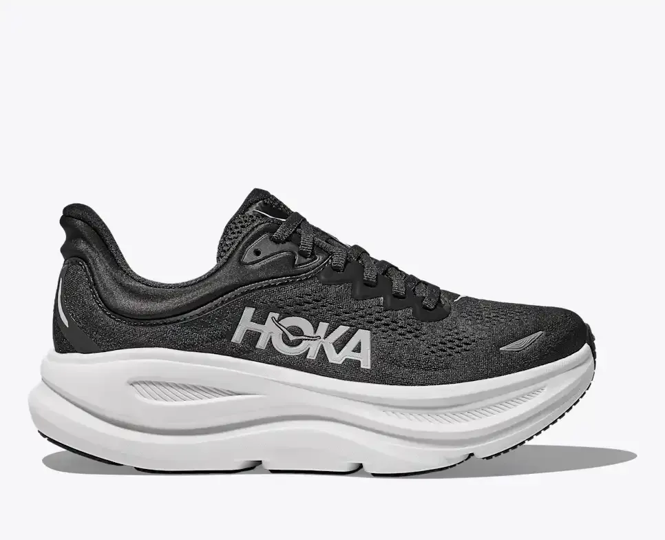 HOKA Bondi 9 Black White (Women's)