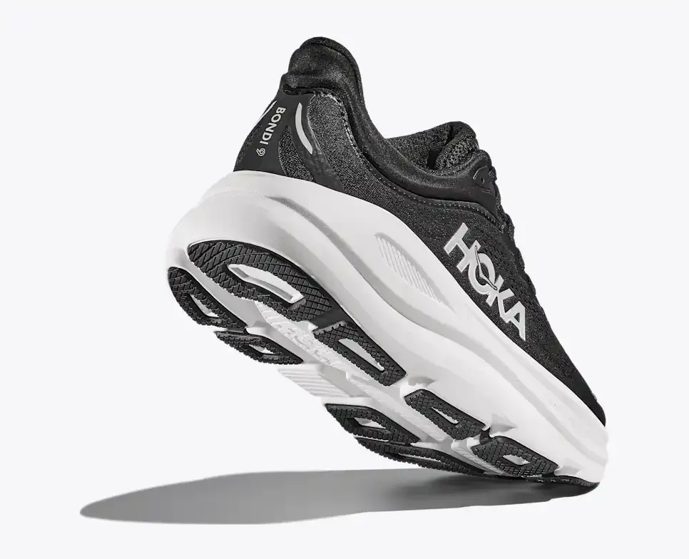 HOKA Bondi 9 Black White (Women's)