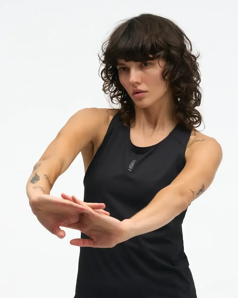 HOKA EveryRun Tank Black (Women's)