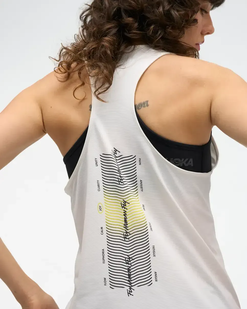 HOKA EveryRun Tank White Multi (Women's)